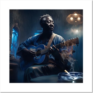 Muddy Waters Blues Musician Posters and Art